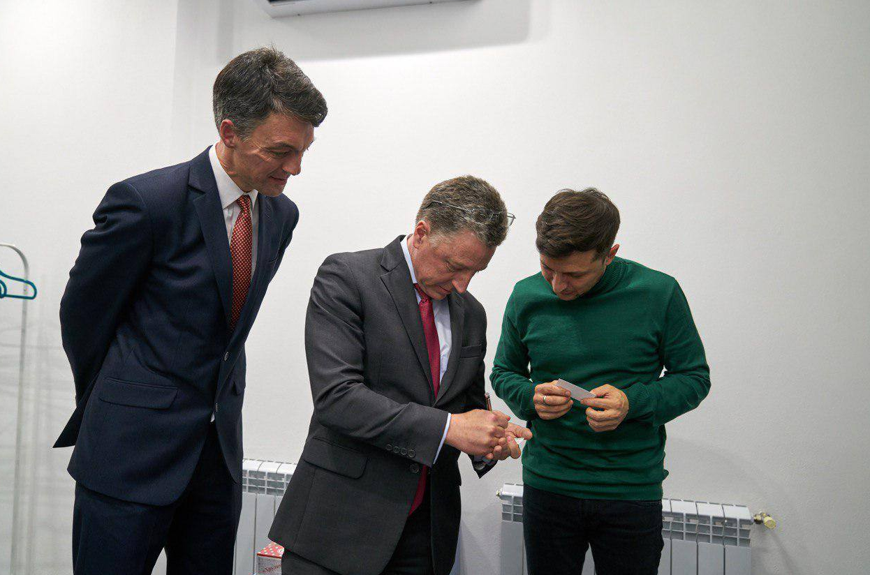 Курт Волкер и Владимир Зеленский Курт Волкер и Владимир Зеленский