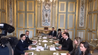 Володимир Зеленський зустрівся з Президентом Франції Еммануелем Макроном.